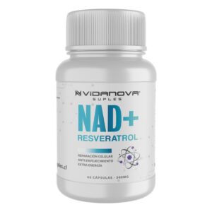 Suplemento NAD+ Resveratrol 1000MG 60 cap